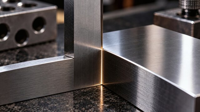 Wringing Two Mirror-Lapped Tungsten Carbide Gauge Blocks Together