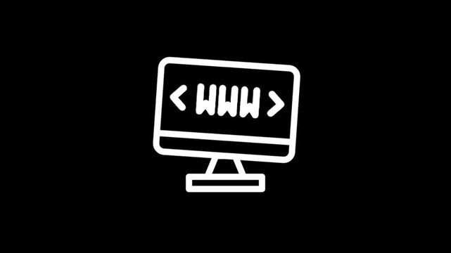 Computer screen displaying programming code icons for C++ and HTML