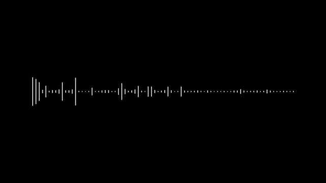 dynamic voice signal display animated frequency fluctuations glowing waveform trails podcast recording concept contemporary audio interface smooth digital movement, cinematic black. 4k