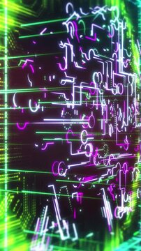 Futuristic ai brain circuit board digital technologic