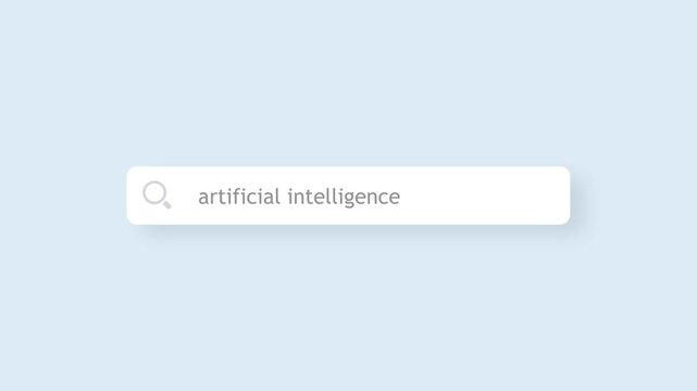 Search Bar - ARTIFICIAL INTELLIGENCE