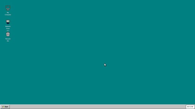 Mapping a Network Drive on a Classic Desktop Computer Interface
