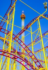 typical tracks of a rollercoaster © fottoo