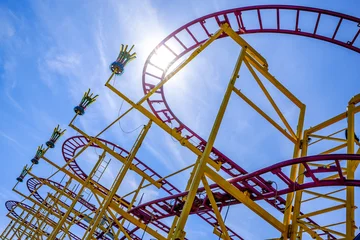 typical tracks of a rollercoaster © fottoo