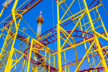 typical tracks of a rollercoaster © fottoo