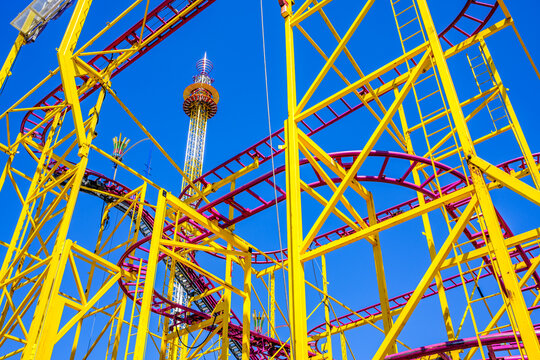 typical tracks of a rollercoaster