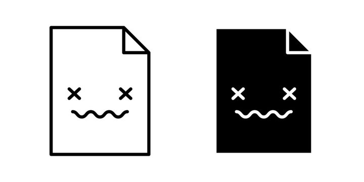 Corrupted file icon