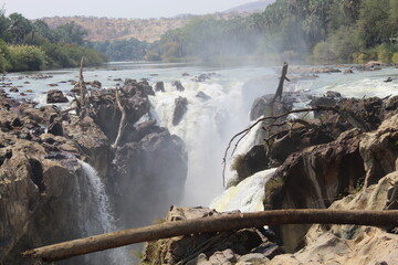 Epupa Waterfalls near Opuwo, Namibia © Mika