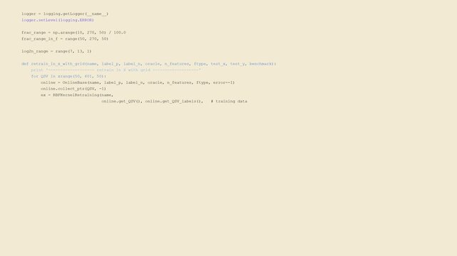 Machine Learning Python Code Typing with Cursor on Light Background for Data Science and Artificial Intelligence Education Video