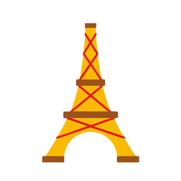 Stylized Eiffel Tower graphic