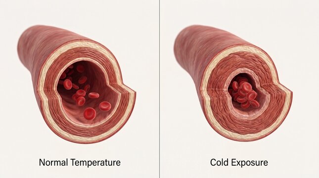 Normal Temperature and Cold Exposure Effects on Artery