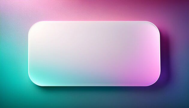 a white rounded rectangle on a gradient background of pink purple and teal colors for presentations