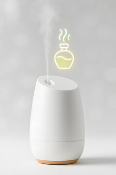 Smart Aroma Diffuser with Scented Mist and Digital Fragrance Interface