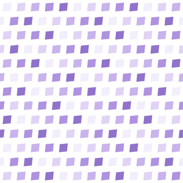 Minimalist purple geometric parallelogram seamless pattern on white