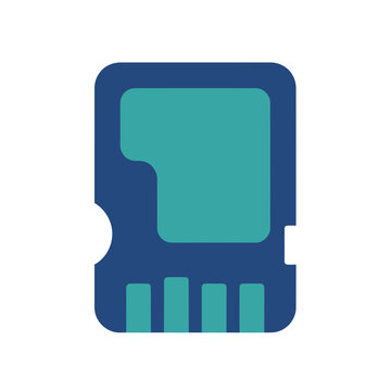 SIM card icon isolated on transparent background