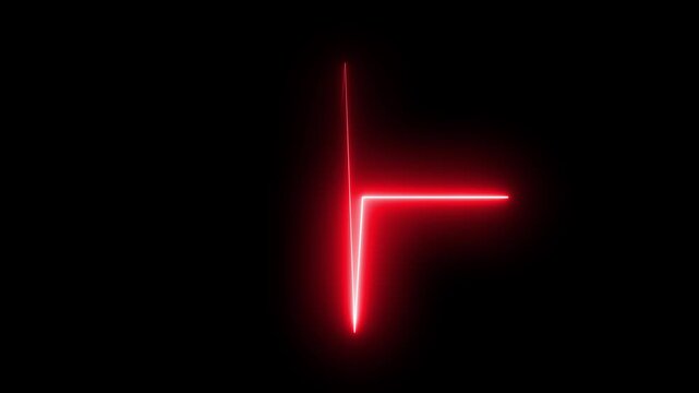 A heartbeat icon animation pulses in rhythm, expanding and contracting smoothly, mimicking the steady beat of a heart, with each pulse gradually fading and reappearing. 4k motion video.