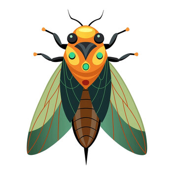 cicada illustration 