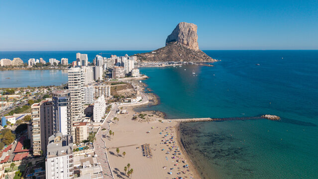 Calpe, Calp on the Costa Blanca in the province of Alicante, Spain