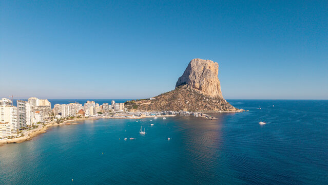 Calpe, Calp on the Costa Blanca in the province of Alicante, Spain