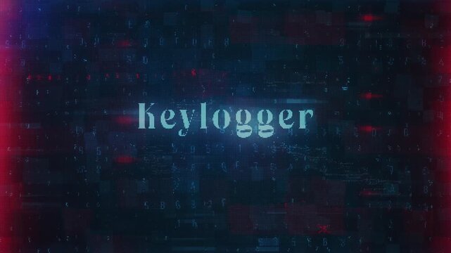 Keylogger word related to errors and hacking incidents in the context of cybersecurity and technology