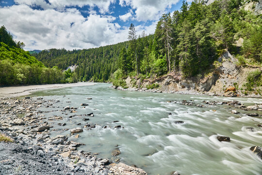 Alpine River Landscape