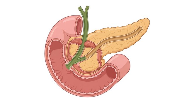 Sphincter of Oddi anatomy at the biliary and pancreatic junction