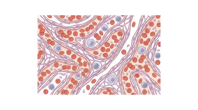 Splenic red pulp anatomy and microscopic tissue architecture