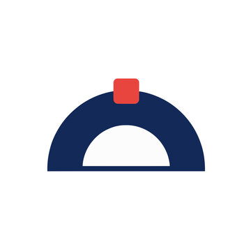 Stylized Baseball Cap Icon