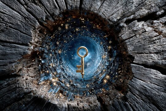 Discovering the hidden key to a futuristic city set in a surreal environment