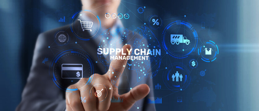 Supply Chain Management Global Logistics Interface with Cargo Transport Analytics and Distribution Monitoring
