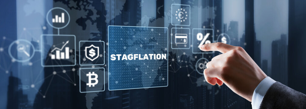 Stagflation Indicators and Monetary Policy Challenges Visualized on Digital Finance Dashboard