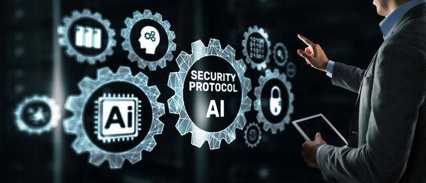 Security Protocol AI Concept for Network Protection