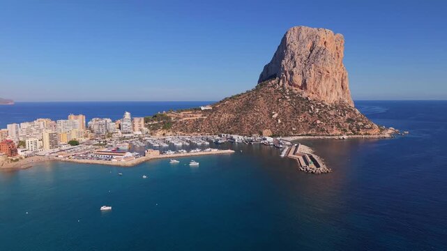 Calpe, Calp on the Costa Blanca in the province of Alicante, Spain