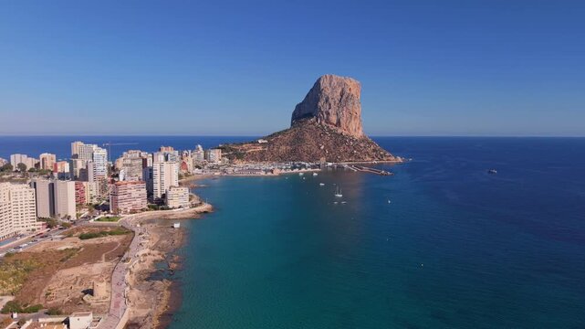 Calpe, Calp on the Costa Blanca in the province of Alicante, Spain