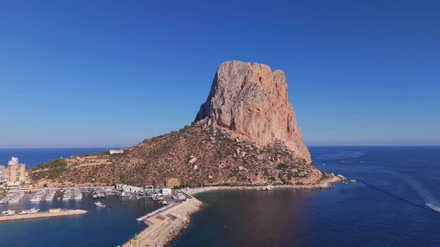 Calpe, Calp on the Costa Blanca in the province of Alicante, Spain