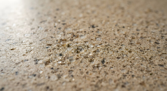 Beige quartz stone countertop texture