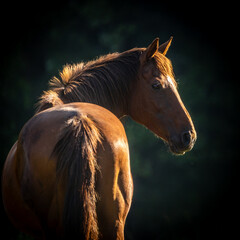 Pferd im Herbst © Nadine Haase