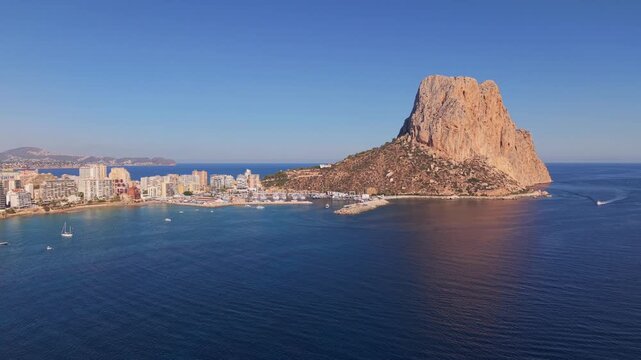 Calpe, Calp on the Costa Blanca in the province of Alicante, Spain