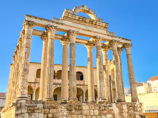 Temple of Diana in Merida, Spain © TravelWorld