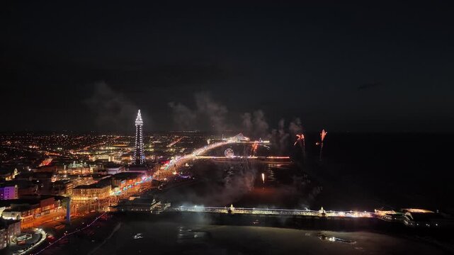 night view of the city