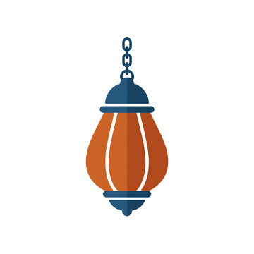Hanging lantern with chain