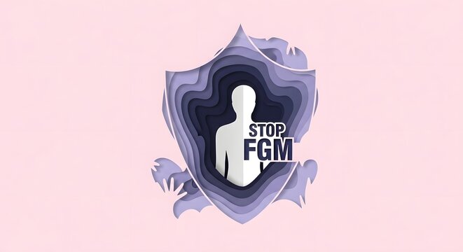 Papercut Protective Shield for Female Genital Mutilation Awareness