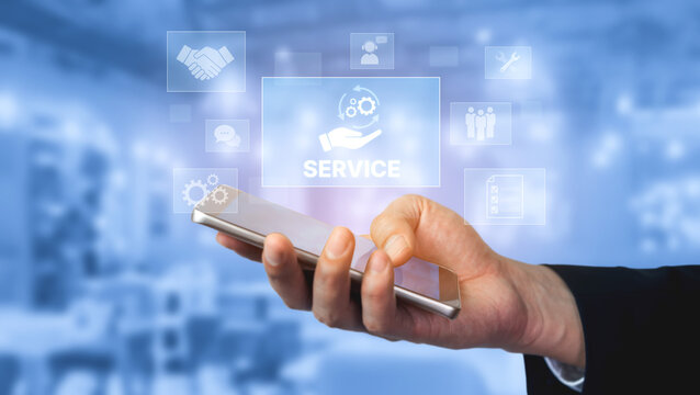 Customer service and support workflow with cooperation, communication, maintenance, and checklist icons for efficient service operation and user satisfaction Vouch