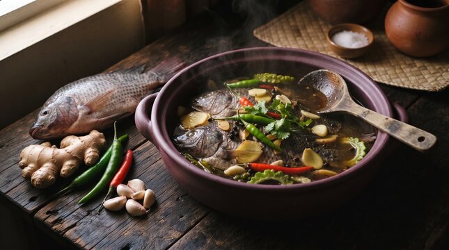 Filipino paksiw na isda fish ingredient story food photography