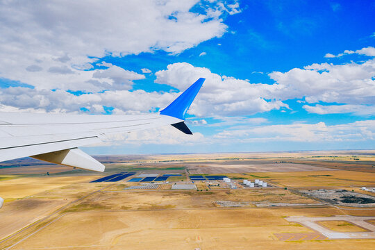 Denver, Colorado, USA: 09 06 2026: The landscape of Denver (DEN) international airport 