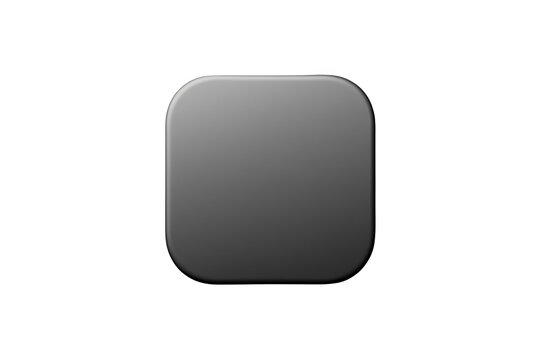 Dark gray rounded square button as a versatile design element
