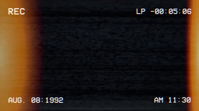 Vintage VHS Camcorder Overlay with 90s Retro Film
