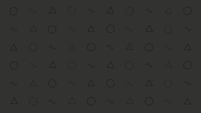 Abstract computer doodle pattern background hand drawn style