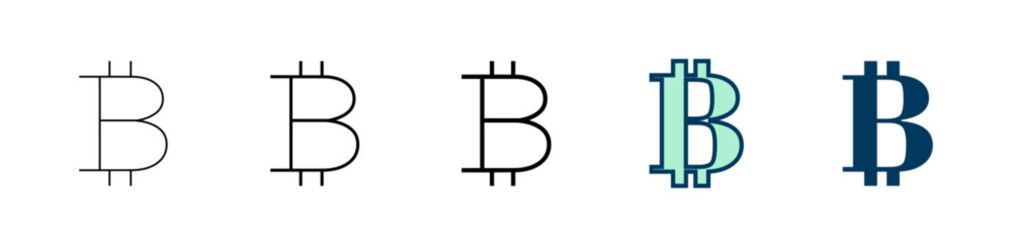 Bitcoin icon logo design. bitcoin sign and symbol. payment symbol. cryptocurrency logo