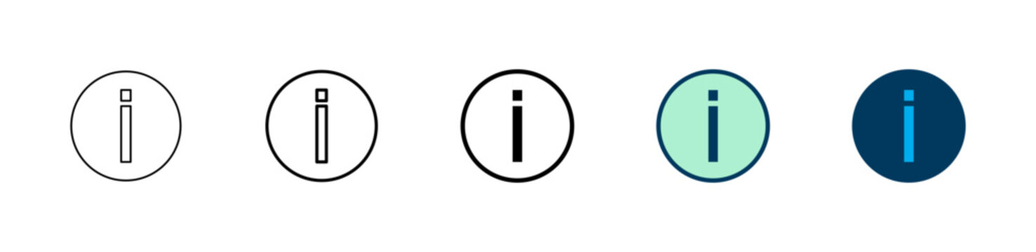 Information sign icon logo design. about us sign and symbol. question mark icon